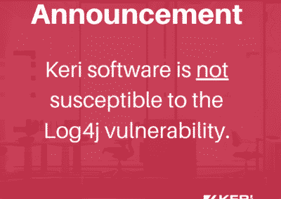 Not affected by the Log4j Software Vulnerability