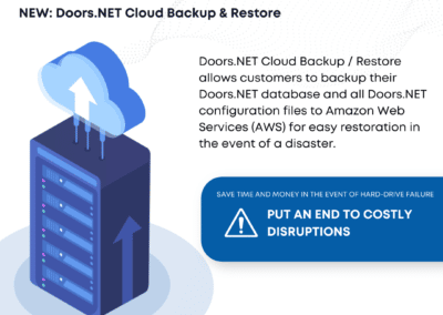 NEW: Cloud Backup & Restore Feature