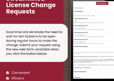 NEW: License Change Request