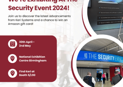 Keri Systems Will Be At The Security Event 2024, In Birmingham!